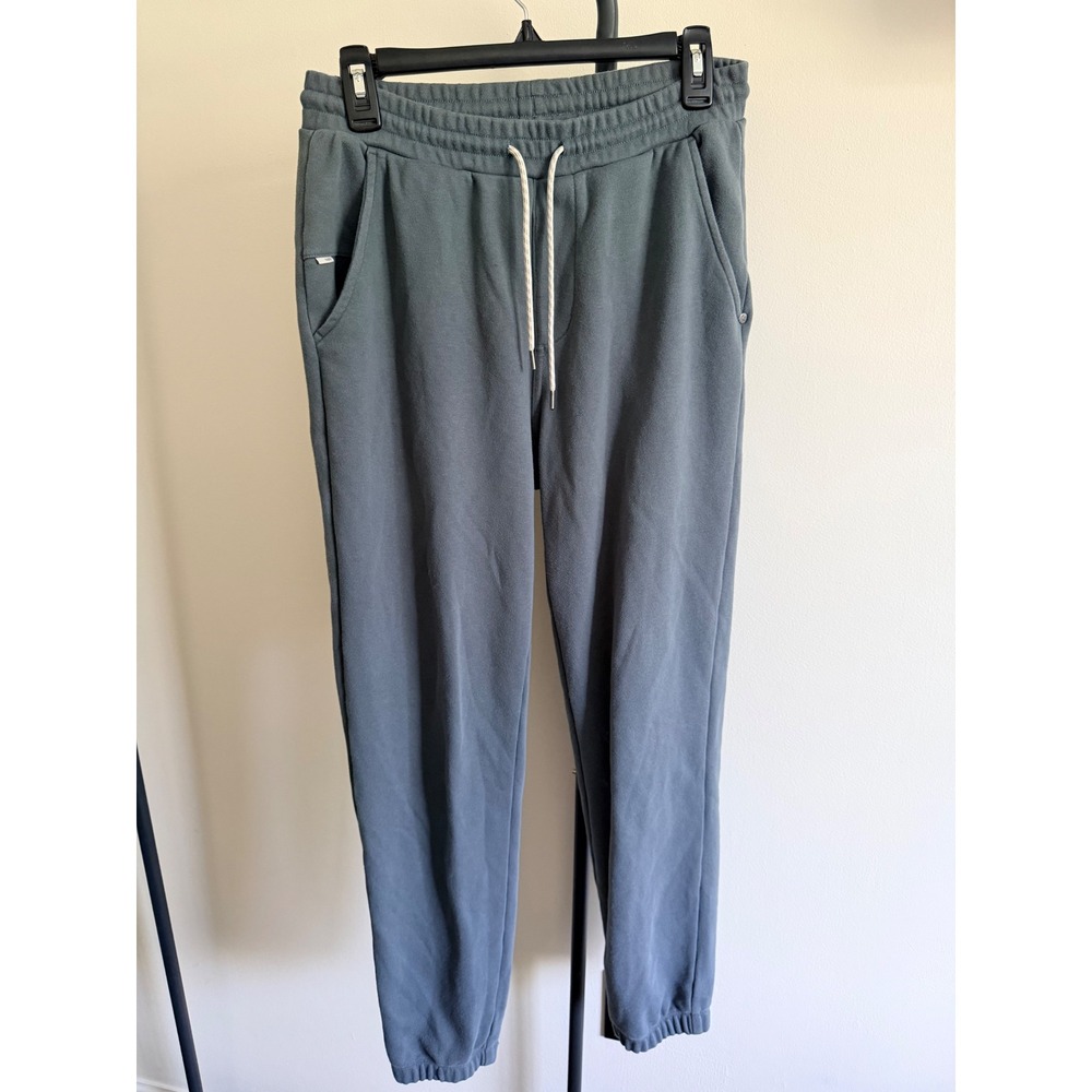 Vuori Mens Ponto Performance Sweatpants Gray Blue Joggers - Picture 2 of 6